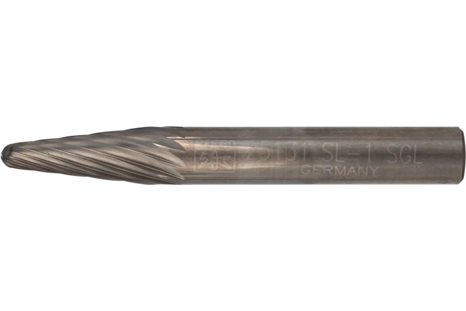 Picture of Pferd Carbide Bur SL-1 14° Taper Single Cut 1/4" x 5/8" x 1/4" Shank